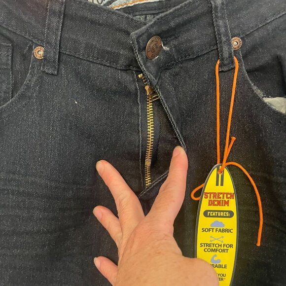 Huntington BC Surf Team Men's Skinny Fit 5 Pocket Stretch Denim Jeans NWT 32X32 - Picture 6 of 10